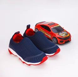 Tênis Infantil Masculino Kidy Play E Brinquedo Azul Vermelho
