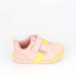 Tênis Bebê Feminino Casual Kidy Colors Calce Fácil Rosa