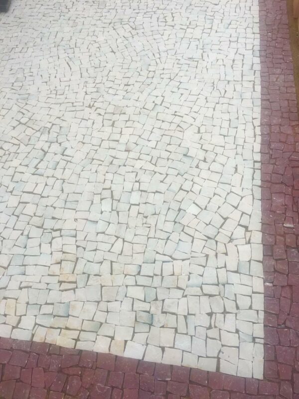 Calçada Portuguesa Branco Gelo - Imagem 4