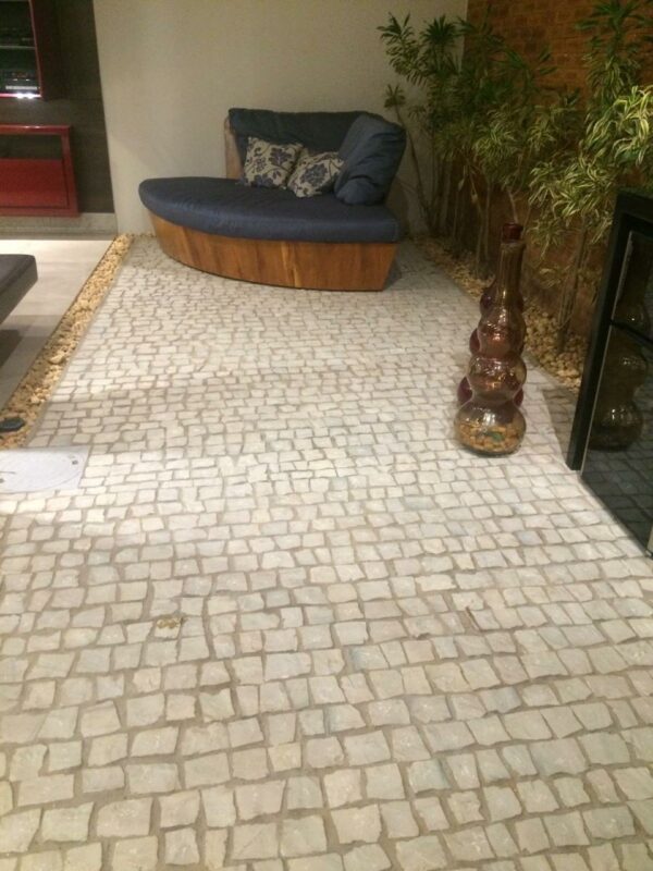 Calçada Portuguesa Branco Creme - Imagem 5