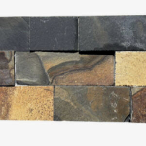 Revestimento Mosaico Filete Pedra Ferro 7cm
