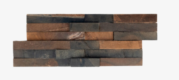 Revestimento Mosaico Filete Pedra Ferro 3cm