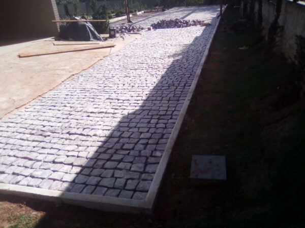Calçada Portuguesa Branco Creme - Imagem 4