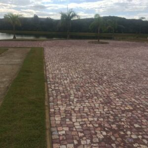 Calçada Portuguesa Roxa ou Vinho