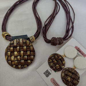 COLAR CHOCOLATE OURO