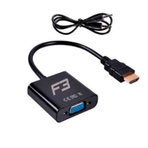 ADAPTADOR HDMI x VGA COM AUDIO P2
