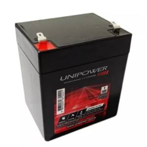 BATERIA P/ NOBREAK SELADA 5AH 12V UNIPOWER