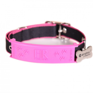 Coleira Pet FIR - Rosa/Preto