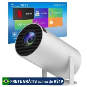 Projetor Portátil Android 11 Smart Wifi 6 Bluetooth 5.0 1080p