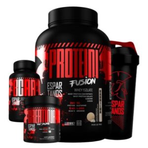Kit Whey Protein Fusion + Bcaa + Creatina + Shaker
