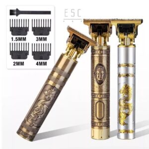 Máquina de cortar cabelo barbeiro dragão profissional elétrica bateria recarregável