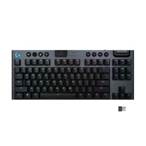 Teclado Mecânico Gamer Sem Fio Logitech G915 TKL com RGB LIGHTSYNC
