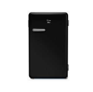 Frigobar Retrô, 95L, Preto, 110V, Midea, MRV10P1