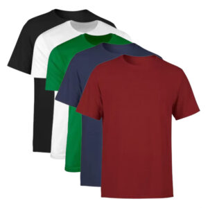 Kit 5 Camiseta Blusa Camisa Masculina
