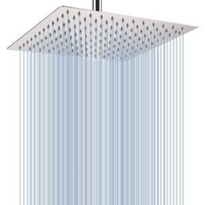 30 X 30 CM Ducha chuveiro inox quadrado 30x30 cm Com braco