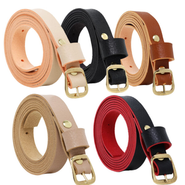 kit 5 cintos feminino Fino Basico