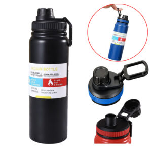 Garrafa Térmica 800ml Garrafa Espacial Quente & Frio Com Isolamento De Inox Grande Capacidade