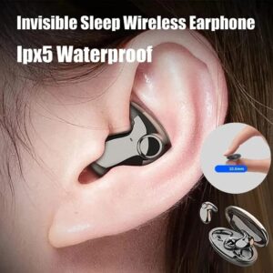 Mini Fone De Ouvido Sem Fio Para Dormir Bluetooth 5.3 TWS IPX5 À Prova D'água Com Microfone