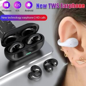 Novo Fone De Ouvido Bluetooth TWS Pro Original Com Microfone Fones À Prova D'água Estéreo Hifi Cancelamento De Ruído
