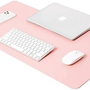 Mouse Pad Grande 70x30cm Desk Pad Gamer Tapete De Mesa Escritório Office Design Slim Antiderrapante Fácil Deslize (ROSA)