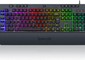 Teclado Gamer Redragon Shiva Preto RGB K512RGB ABNT2