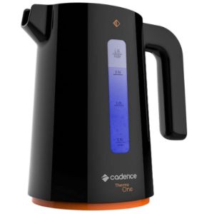 Chaleira Elétrica Cadence Contrast, 110V, Preto, 1,7L, CEL388