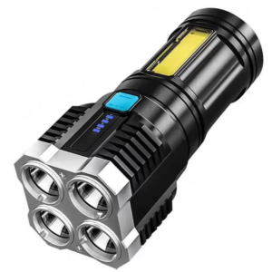 Lanterna tatica mais forte do mundo Led Potente 1500m 4 Recarregável Usb Portátil Ultra Brilhante Com Uso Externo De Longo Alcance