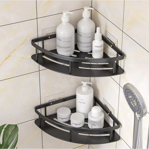 Suporte De Shampoo Prateleiras De Banheiro Sem Furo - Space Aluminium Alta qualidade