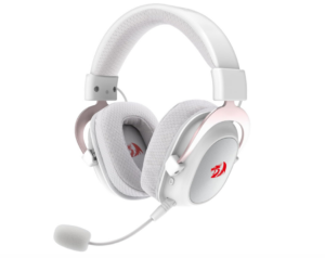 Headset 7.1 sem fio Redragon Zeus Pro Branco