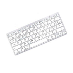 Teclado Sem Fio Ultra Fino Bluetooth Para Tablet e Celular, Computador