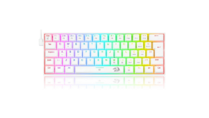 Redragon TECLADO MECANICO GAMER DRAGONBORN RGB BRANCO SWITCH VERMELHO ABNT2