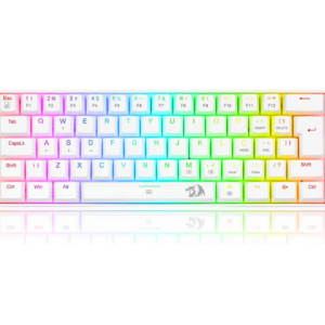 Redragon TECLADO MECANICO GAMER DRAGONBORN RGB BRANCO SWITCH VERMELHO ABNT2