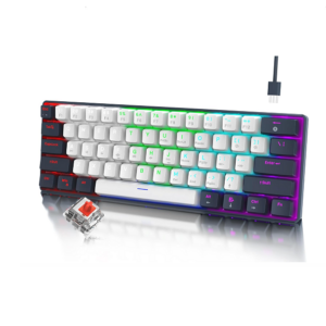 RAZEAK Teclado portátil de 60%