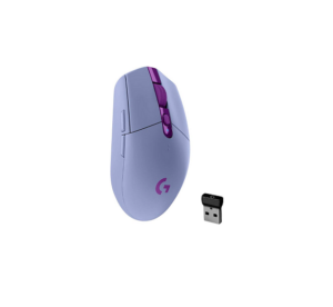 Mouse Gamer Sem Fio Logitech G305 LIGHTSPEED com 6 Botões Programáveis e Até 12.000 DPI - Lilás