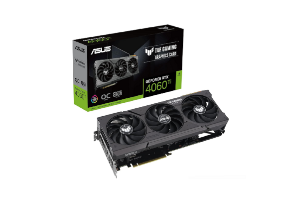 ASUS Placa gráfica para jogos TUF Gaming GeForce RTX™ 4060 Ti OC Edition