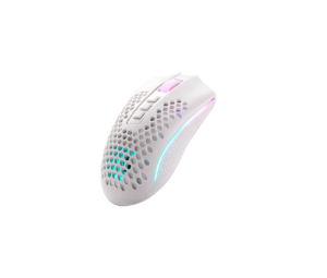 MOUSE GAMER REDRAGON STORM PRO, SEM FIO, RGB, BRANCO