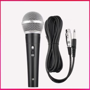 Microfone Profissional M58 cardióide com Cabo P10 5M