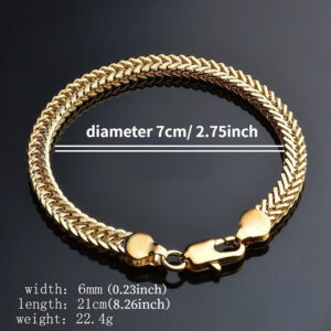 Pulseira Homem Moda Homem Bracelete de Alumínio Liga de Alumínio Rabo de Raposa Jóias Novo Estilo