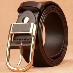 Couro Para Homem Cintos De Alta Qualidade Fivela Jeans Casuais De Pele De Vaca Cinto De Cowboy Designer De Moda Masculina